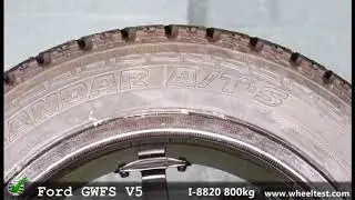 DYMAG BOXSTROM CARBON AUTO WHEEL - Inboard Radial Impact Test at 800kg