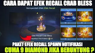 CREB BLASS RECALL!! EFEK RECALL CREB BLASS CUMA 9 DM | PAKET RECALL CREB BLESS MOBILE LEGENDS