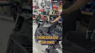 Độ th&ugrave;ng giữa Givi G11N cho xe Sonic &ndash; Chỉ c&oacute; tại SBIKER GIVI