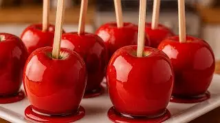 COMO HACER MANZANAS ACARAMELADAS con SOLO 3 INGREDIENTES 🍎 😱 | Receta FÁCIL y RÁPIDA