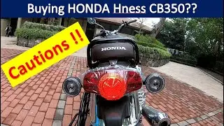 HONDA Hness CB350 Buying Experience - 1 (refund received 24 Dec)