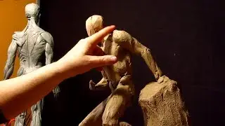 Removing the Armature's Support and Working on the Left Arm