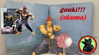 Gouki Akuma Street Fighter SH Figuarts N  05 Figura de acción revisión en español