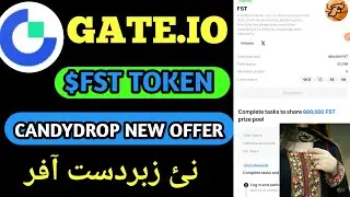 GATE.IO New CANDYDROP Offer | FST Coin reward Distribution | TechSonya45
