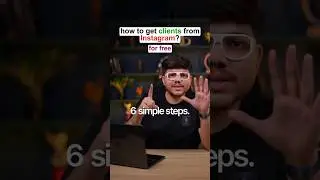 Get Unlimited Clients from Instagram for FREE in 6 steps