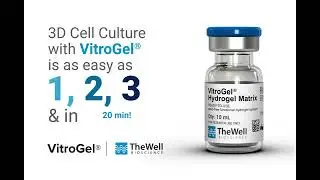 3D Cell Culture with VitroGel&reg; is as easy as 1, 2, 3 and in 20 minutes!