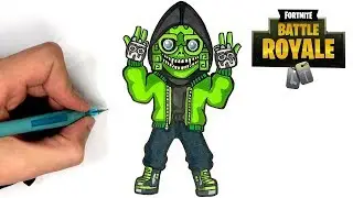 HOW TO DRAW MEZMER SKIN FORTNITE S8