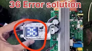 36 Error solution Whirlpool Pcb repair DC inverter AC Pcb repair
