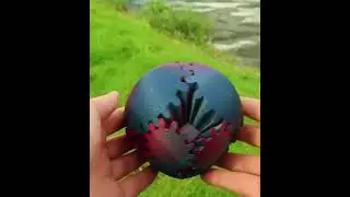 Gear Ball Fidget Toy - 3D Printed Sensory Stress Relief UK