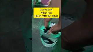 Casio F91W Water Test #shorts #casio #review