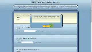 FCE Key Word Transformations