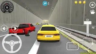 Car Driving School 3D - Orange Luxury Car - Driver License Examination - Android Gameplay