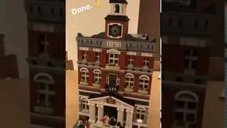 Building the LEGO Town Hall 10224