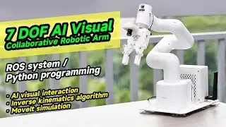 JetCobot 7 axis visual collaborative robotic arm for Jetson NANO 4GB Orin NANO Orin NX
