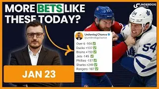 NHL Picks Today - Model Breakdown (1/23/26)