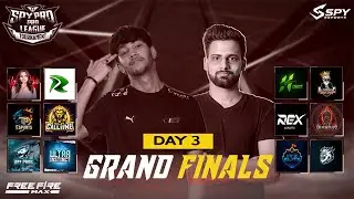 SPY PRO LEAGUE S-3 | GRAND FINALS DAY 3 |  || FREE FIRE MAX || @TOTALGAMING @ROCKY&RDX