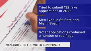 Russian and Uzbek nationals accused of submitting fraudulent voter registrations in Pinellas County