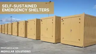 Dorce Modular Steel WC, Shower and Accommodation Containers