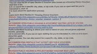 MI Housing,Apartments By State, Nationwide Rentals, Project Based Vouchers & Waiting Lists Resources