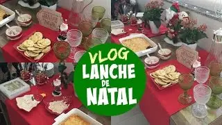 RECEBENDO AMIGAS PARA LANCHE DE NATAL - VLOG