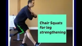 Chair SQATS for Older Adults- Increase your STRENGTH!