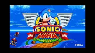 Sonic mania plus sonic modo Deus dourado 