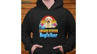 The Labrador Retriever Rose Garden Dogfather Tshirt