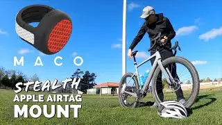 Крепление Stealth Apple AirTag для велосипеда // Отражатель на подседельный штырь Maco Trace