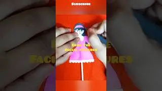 Paper doll kaise banaen | Fun diy paper doll craft #paperdoll #paperdollmaking #shorts