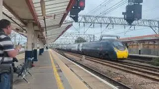 The Avanti west coast class 390 at crewe station going to London Euston 