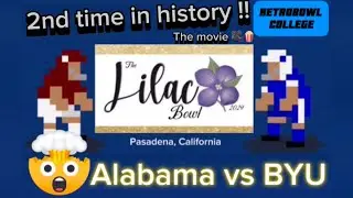 RETRO BOWL COLLEGE. Ray Ray Burns & Alabama, take on BYU WIN OR GO HOME!#themovie