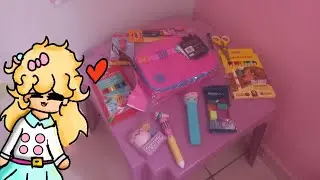 Arrumando o meu  estojo escolar com vocês =)    