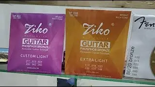 Ziko Guitar Strings Set and other strings deference| guitar care| learning about guitar gauges |DLMS
