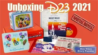 Bonus Video! Unboxing D23 Gold Member Kit 2021