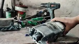 2-26  rotary hammer repair #all machine repair #armeture kaise lagaye # karbon brush kaise lagaye