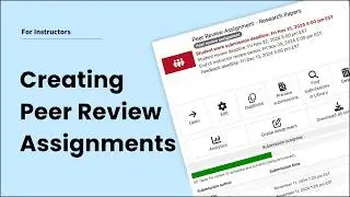 How to set up peer review assignments | Perusall instructors