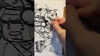 Inktober Day 1: Surprise! We are actually doing Inktober this year! #comics #manga #artist