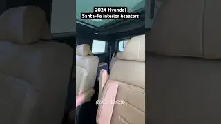 2024 Hyundai Santa Fe 6 Seater interior , like a minivan!