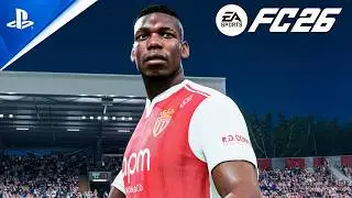 FC 26 | AS Monaco vs PSG - Ligue 1 ft. Paul Pogba | PS5 Pro