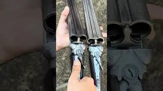 Twins Webley And Scott Double Barrel Shotgun #review #hunting #gun #shortsfeed