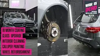 Transforming a Mercedes 220D | Wheel Refurb, Caliper Paint, 18-Month Coating & Interior Deep Clean!