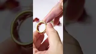 💍 How to make a UV resin ring with flowers inside 🌸