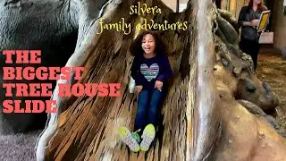 BIGGEST TREE HOUSE SLIDE; OUTDOOR ADVENTURE CENTER: Family adventure vlog
