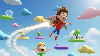 Roblox Naughty Obby Friend Lost His Jetpack 🚀 | Funny Toddler Song | Kids Rhymes