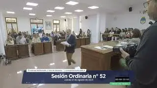 SESION Nº52 – 21 DE AGOSTO DE 2025