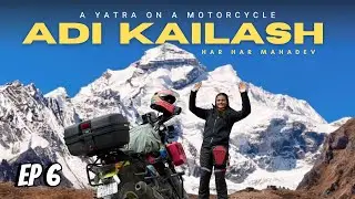 I made it to ADI KAILASH 🏔️- Dream Come True - day 6 || RiderGirl Vishakha 🇮🇳