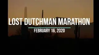 2020 Lost Dutchman Marathon, Mesa AZ