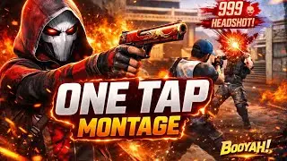 FREE FIRE ONE TAP MONTAGE 😱 | 100% Headshot | Pro Gameplay