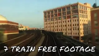 MTA 7 Train Front View Ride HD--Bryant Park to Flushing (Royalty Free)