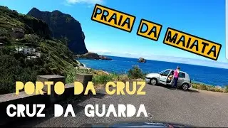 Descida Cruz da Guarda - Praia da Maiata  Porto Cruz  Estradas da Madeira Driving Roads Popular 
